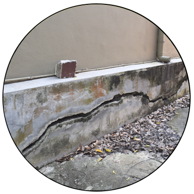 Settlement Cracks Due Do Construction - Pre-Construction Condition Survey Singapore